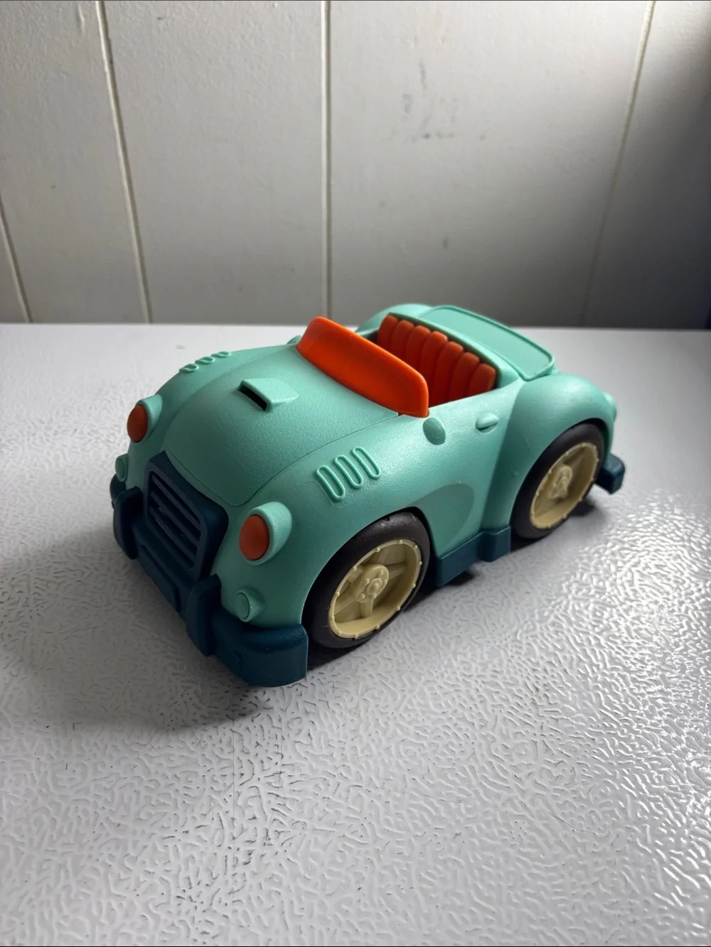 Kids Convertible Toy Car - Teal and Orange